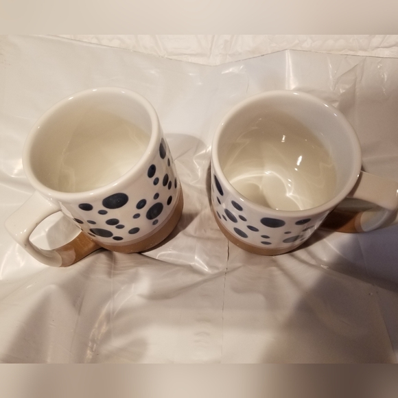 2 Comfify Large Ceramic Polka Dot Mugs - 3 Size Circles - Picture 4 of 13